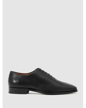 Reiss Mead - Black Leather Lace-up Shoes, Us 8 (uk 7)