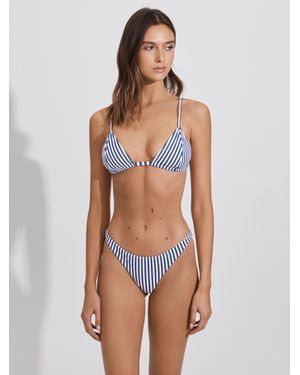 FELLA SWIM Low Rise Bikini Bottoms - Blue