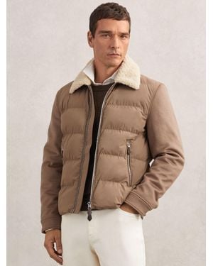 Reiss Maximus - Light Brown Jacket, S - Natural