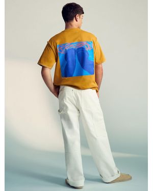 Reiss Reiss Men's Yellow - Blue