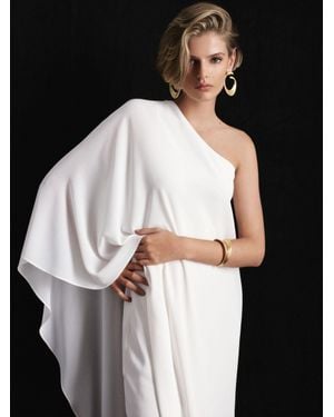 ATELIER One-Shoulder Maxi Dress - Black