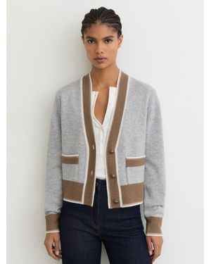 Reiss Neutral Cardigan - Grey