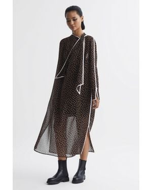【海外限定】REISSワンピース☆Dottie Polka Dot Midi Dress, Bl Buy Reiss Black/White Dottie Polka Dot Midi Dress from Next USA