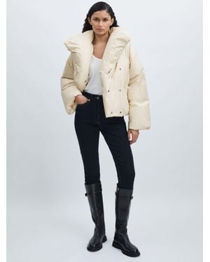 Meotine Oversized Puffer - Blue