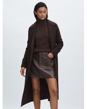 GOOD AMERICAN Faux-Leather Mini - Multicolour
