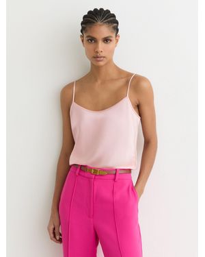 Reiss Silk Cami Top - Pink