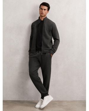 Reiss Jersey Drawstring Cuffed Joggers - Multicolour