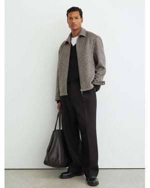 Reiss Petrov - Dark Brown Shirt, S - Grey