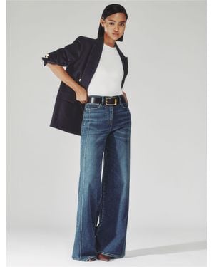 Reiss Wide Leg Jeans - Blue