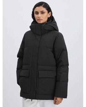 Scandinavian Edition Padded Coat - Black