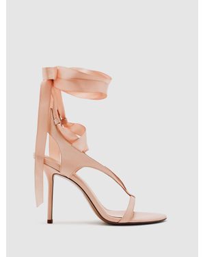 Reiss Royal Ballet Ribbon Sandals - Pink