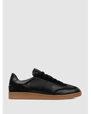 Unseen Leather Suede Trainers - Black