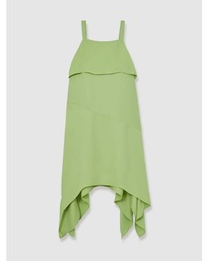 Reiss Frilled Sleeveless Dress, Size: 13-14 Years - Green