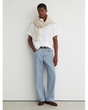 Reiss Baggy-Fit Jeans - White