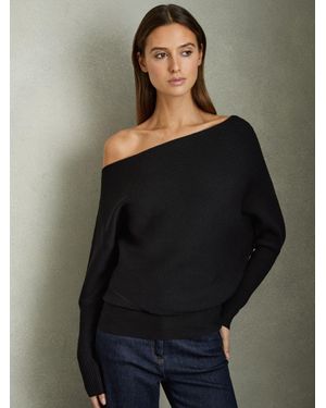 Reiss Lorna Jumper Knitted - Grey