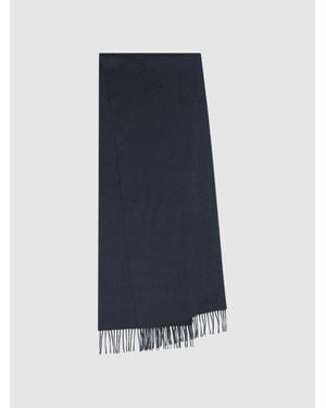 Reiss Airforce Cashmere Blend Scarf - Blue