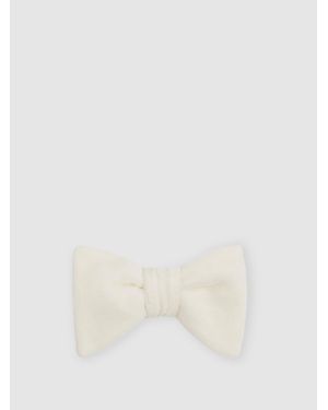 Reiss Hike Velvet Bow Tie - Natural