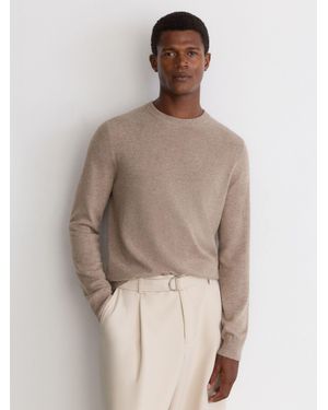 Reiss Monarch - Taupe Melange Jumper, Xxl - Natural