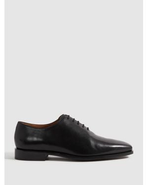 Reiss Mead - Black Leather Lace-up Shoes, Us 8 (uk 7)