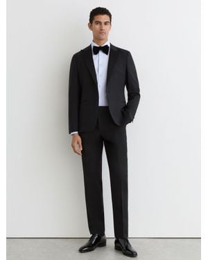 Reiss Marcel - Soft Blue Cotton Slim-fit Dinner Shirt, Us 12 - Multicolour