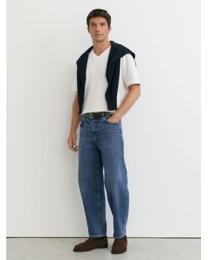 Reiss Barrel-Leg Jeans - Blue