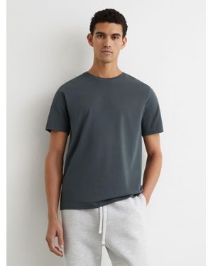 Reiss Cotton Crew-Neck T-Shirt - Grey