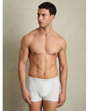 Reiss Heller - White Three Pack Of Cotton Blend Boxers, L