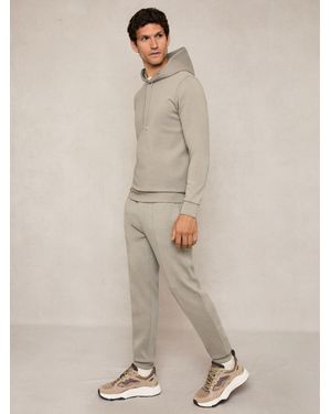 Reiss Stretch-Jersey Tailored Joggers - Brown