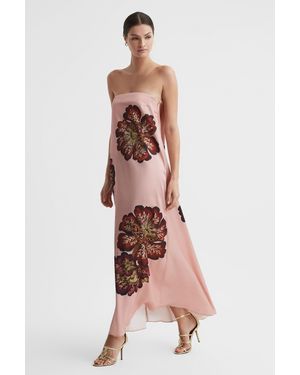 Significant Other Roise Maxi Dress Polyester Floral - Pink