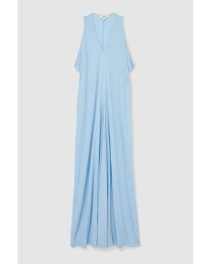 Reiss Jersey Maxi Dress - Blue