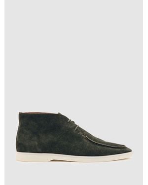 Reiss Suede Lace-Up Chukka Boots - Multicolour