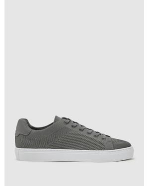 Reiss Finleyted Low-Top Trainers - Grey