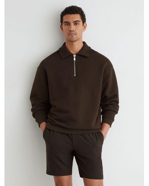 Reiss Drawstring Chino Shorts - Brown