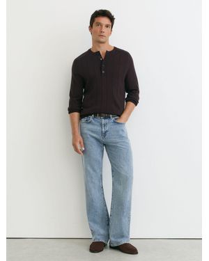 Reiss Relaxed Flared-Leg Jeans - Blue