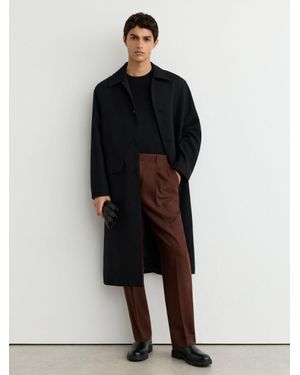 Reiss Terrain Wool-Blend Twill Relaxed-Fit Suits - Black
