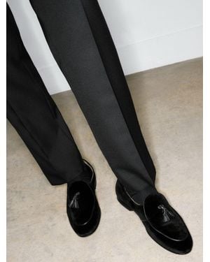Reiss Harry Tassel-Detail Loafers - Black