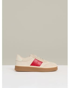Reiss Woven Low-Top Trainers - Pink