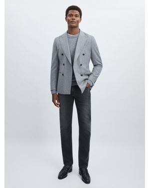 PAIGE Lennox Jeans Plain - Blue