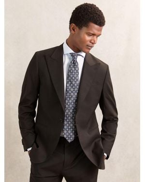 Reiss Classic-Fit Single-Breasted Suit Blazer - Black