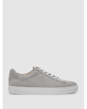 Reiss Finley Low-Top Trainers - Grey