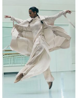Reiss Royal Ballet Chiffon Trousers - Grey