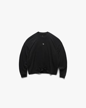 Represent 247 Dna Oversized Long Sleeve T-Shirt - Black
