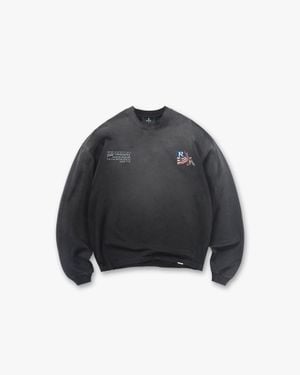REPRESENT CLO US Eagle Long Sleeve T-Shirt - Black