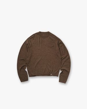 Represent Gh Knitted Long Sleeve Top - Brown