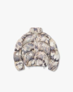 Represent Riot Puffer - White