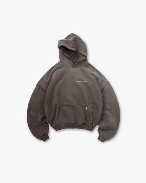 Represent Resent Hoodie - Brown