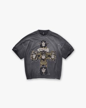 Represent Represent X Guns N' Roses Cross T-Shirt - Grey