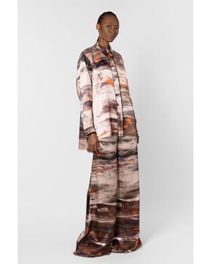 ROKSANDA Arneau Trouser - Brown