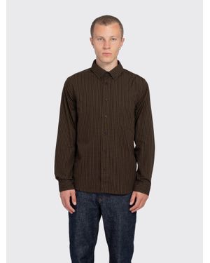 Minimum Colt Regular Long Sleeve Shirt - Brown