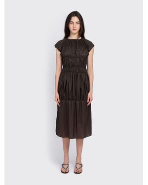Amomento Nylon Shirring Dress - White